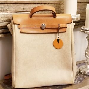 Authentic Hermès Orange Purse Charm